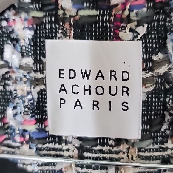 Edward Achour Paris Cropped Tweed Jacket - Picture 7 of 16